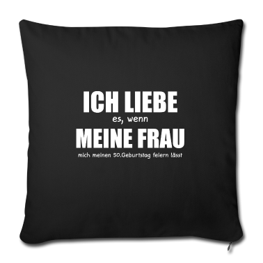 Geburtstag Geschenk Mann Kissenbezug - 50.Geburtstag Mann 50 Jahre Geschenk