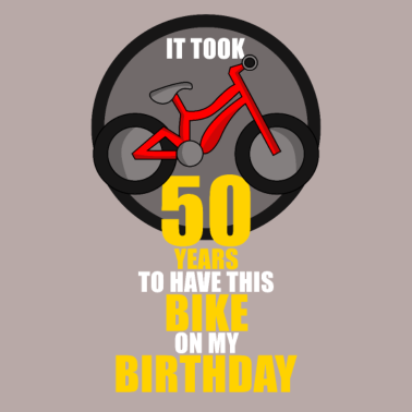 Motiv 50. Geburtstag Männer Frauen Fahrrad