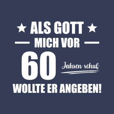 Motiv 60. Geburtstag Mann Geschenkidee Tshirt