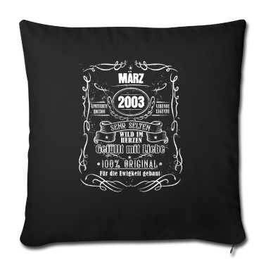 Geburtstag Geschenk Mann Kissenbezug - 18.Geburtstag Mann März 2003 Geschenk