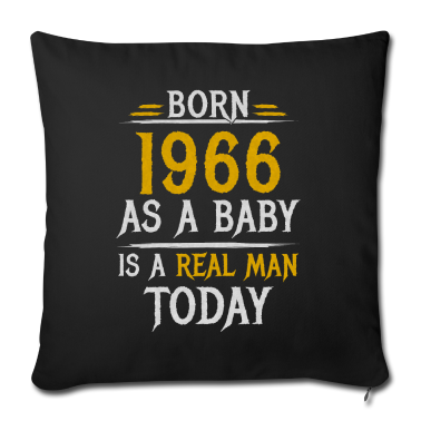 Geburtstag Geschenk Mann Kissenbezug - Männer Design 1966 Geboren Geburtstag Mann Spruch