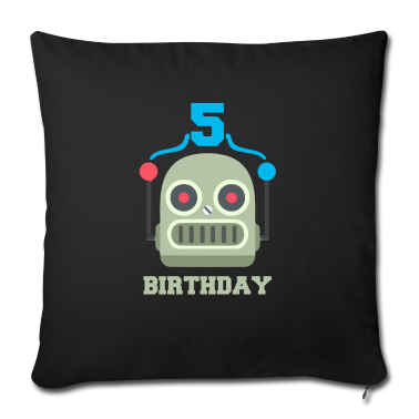Geburtstag Geschenk Mann Kissenbezug - Kinder Geburtstag 5 Jahr Roboter Geburtstagsfeier