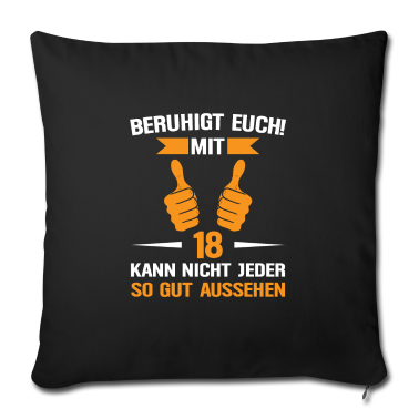 Geburtstag Geschenk Mann Kissenbezug - 18. Geburtstag Mann 18 Jahre Geburtstagfeier