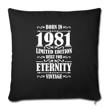 Geburtstag Geschenk Mann Kissenbezug - 40.Geburtstag Mann Retro 1981 Geschenk