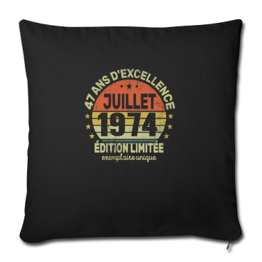 Geburtstag Geschenk Mann Kissenbezug - 47 Jahre Geburtstag Mann Frau im Juli 1974