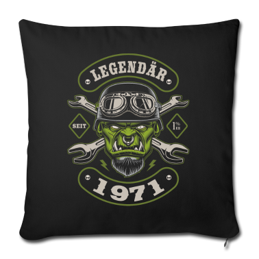Geburtstag Geschenk Mann Kissenbezug - 50. Geburtstag Mann Geschenk Biker Legendär 1971