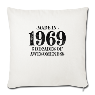 Geburtstag Geschenk Mann Kissenbezug - Jahrgang 1969 Geburtstag Männer Frauen