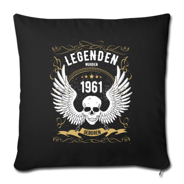 Geburtstag Geschenk Mann Kissenbezug - 60 Geburtstag Mann Geschenk Skull Wings Legenden