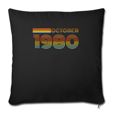 Geburtstag Geschenk Mann Kissenbezug - 40. Geburtstag Männer Legendär Oktober 1980