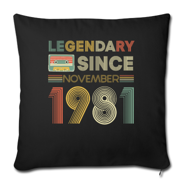 Geburtstag Geschenk Mann Kissenbezug - 40. Geburtstag Männer Legendary since November 198