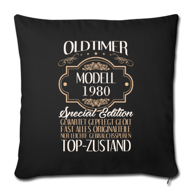 Geburtstag Geschenk Mann Kissenbezug - 40. Geburtstag Männer Oldtimer Modell 1980