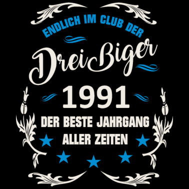 Motiv 30. Geburtstag Mann Frau Club der Dreissiger 1991