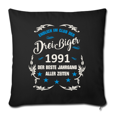 Geburtstag Geschenk Mann Kissenbezug - 30. Geburtstag Mann Frau Club der Dreissiger 1991
