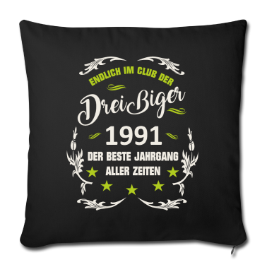 Geburtstag Geschenk Mann Kissenbezug - 30. Geburtstag Mann Frau Club der Dreißiger 1991