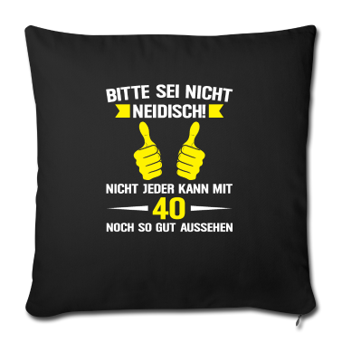 Geburtstag Geschenk Mann Kissenbezug - 40. Geburtstag Mann 40 Jahre Frau Geschenk
