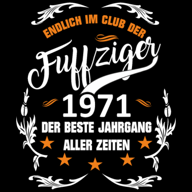 Motiv 50 geburtstag mann geschenk club fuffziger 1971