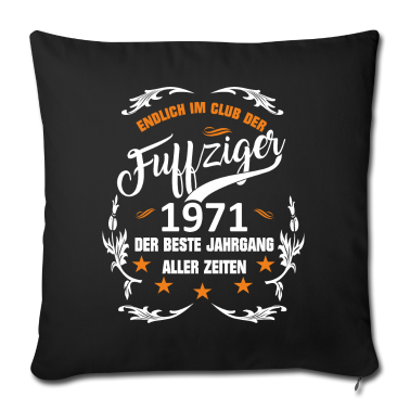 Geburtstag Geschenk Mann Kissenbezug - 50 geburtstag mann geschenk club fuffziger 1971