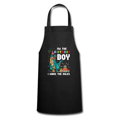 Geburtstag Geschenk Mann Schürze - I'm The Birthday Boy I Make The Rules Dinosaurs