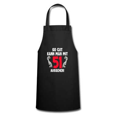 Geburtstag Geschenk Mann Schürze - 51 Jahre Geburtstagskind Feiern Kollege Crew Mann
