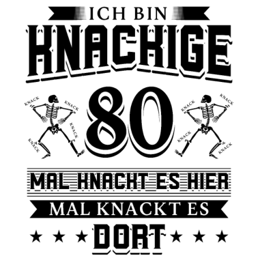 Motiv 80 Geburtstag Mann