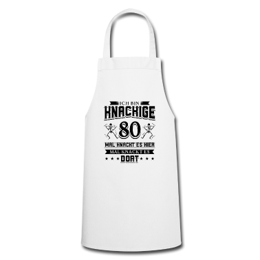 Geburtstag Geschenk Mann Schürze - 80 Geburtstag Mann