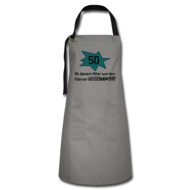 Geburtstag Geschenk Mann Schürze - 50. Geburtstag Mann