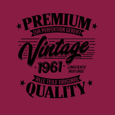 Motiv Jahrgang 1961 Geburtstag Männer und Frauen