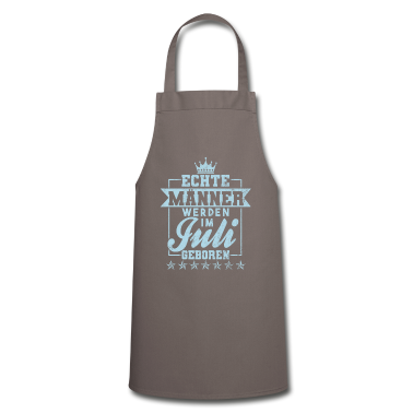 Geburtstag Geschenk Mann Schürze - Echte Männer werden im Juli geboren Geburtstag