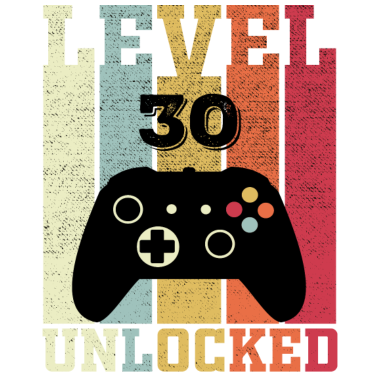 Motiv Herren 30. Geburtstag Mann 30 Jahre Level 30 Männe