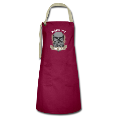 Geburtstag Geschenk Mann Schürze - Bart Totenkopf Barber Geschenk Geburtstag Mann