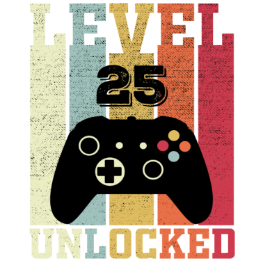 Motiv Herren 25. Geburtstag Mann 25 Jahre Level 25 Männe