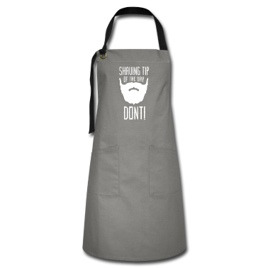 Geburtstag Geschenk Mann Schürze - Bart Totenkopf Vater Geschenk Geburtstag Mann