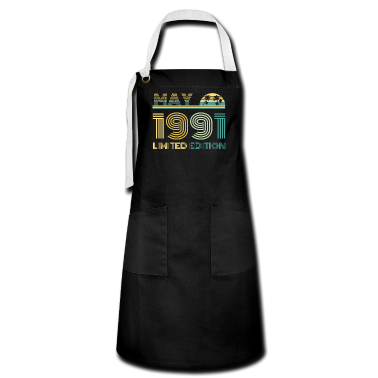 Geburtstag Geschenk Mann Schürze - 30. Geburtstag Männer Mai 1991