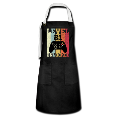 Geburtstag Geschenk Mann Schürze - Herren 21. Geburtstag Mann 21 Jahre Level 21 Männe