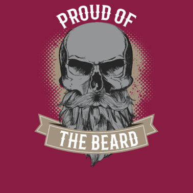 Motiv Bart Totenkopf Barber Geschenk Geburtstag Mann