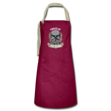 Geburtstag Geschenk Mann Schürze - Bart Totenkopf Barber Geschenk Geburtstag Mann