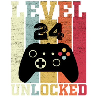 Motiv Herren 24. Geburtstag Mann 24 Jahre Level 24 Männe