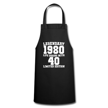 Geburtstag Geschenk Mann Schürze - 40. Geburtstag Männer Legendär 1980