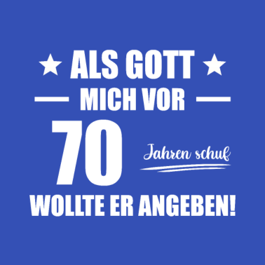 Motiv 70. Geburtstag Mann Geschenkidee Tshirt