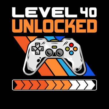 Motiv 40. Geburtstag Männer Geburtstag Gamer Gaming