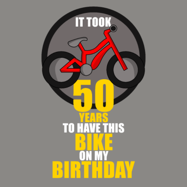 Motiv 50. Geburtstag Männer Frauen Fahrrad