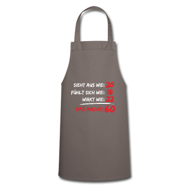 Geburtstag Geschenk Mann Schürze - 60. Geburtstag Männer Frauen Geschenk