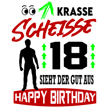 Motiv Sprüche Geburtstag Mann Gut aussehen 18
