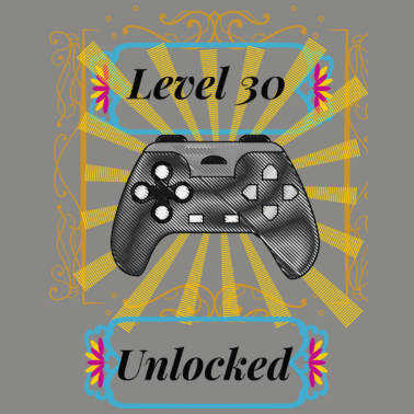 Motiv Herren 30. Geburtstag Männer Level 30 Jahre Mann