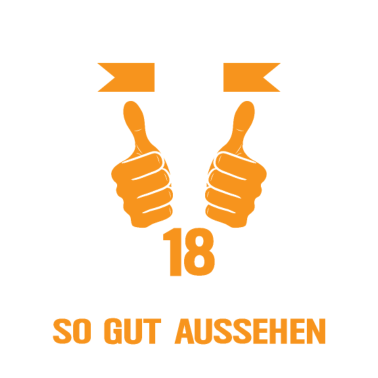 Motiv 18. Geburtstag Mann 18 Jahre Geburtstagfeier