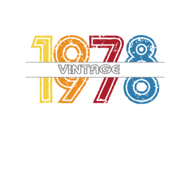 Motiv 1978 Vintage Geburtstag Männer Frauen