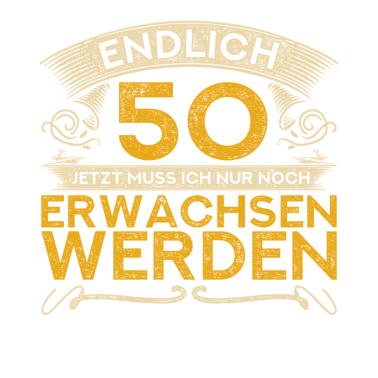 Motiv 50ter Geburtstag Männer 1971 Endlich 50