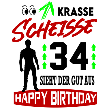 Motiv Sprüche Geburtstag Mann Gut aussehen Geschenk 34