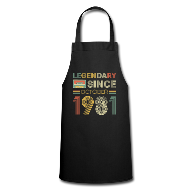 Geburtstag Geschenk Mann Schürze - 40. Geburtstag Männer Legendary since Oktober 1981