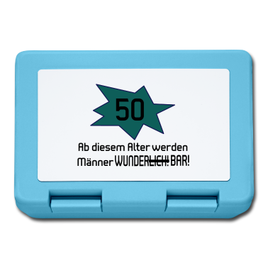 Geburtstag Geschenk Mann Brotdose - 50. Geburtstag Mann